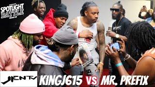 Battle Rapper Gets Exposed‼️ KINGJ615 vs MR.PREFIX/KINGJ615 ROUNDS ONLY