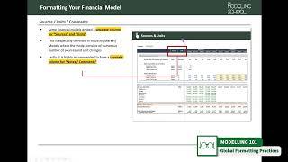 [Modeling 101] 2.2. Financial Modeling Global Formatting Practices