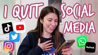 I quit social media for one week (ft. the books I've been reading instead)