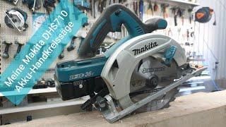 Makita 2x18V Akku-Handkreissäge DHS710Z Produkttest/Vorstellung (Vergl. DHS660Z, DHS900Z, DHS782ZJ)