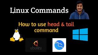 9. How to use head and tail commands in linux l Head l Tail l Linux Commands l Cognitive Hub