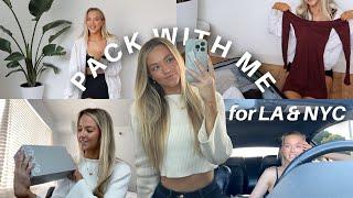 PACK WITH ME + first few days in the USA!!