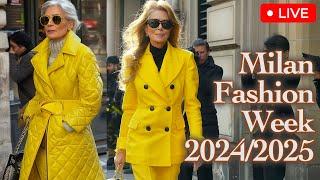 Milan Fashion Week 2024/2025: How beautifully people dress up for a major fashion holiday.