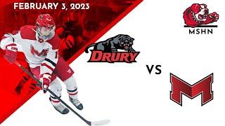 Drury Panthers vs Maryville Saints | Men's DII Hockey