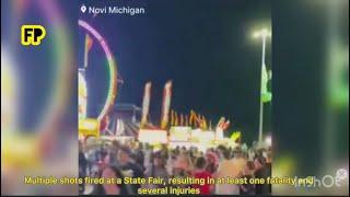 Multiple shots fired at a State Fair, resulting in at least one fatality and several injuries