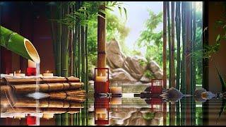 Bamboo Water Fountain: Tranquil Waters and Relaxing Zen Music!