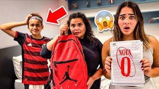 MEUS PAIS REVISTARAM MINHA MOCHILA VOLTANDO DA ESCOLA !!!