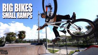 Big Bikes At The Skatepark! (I Did Something Crazy!)