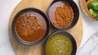 PEPPER SAUCE RECIPE (GREEN SAUCE, RED SAUCE, HYBRID SAUCE)