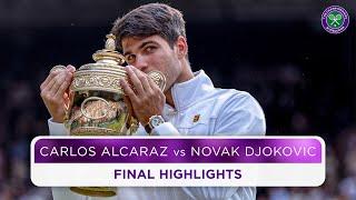 Alcaraz goes back-to-back | Carlos Alcaraz vs Novak Djokovic | Final Highlights | Wimbledon 2024