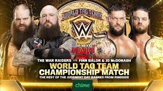 Finn Bálor & JD McDonagh vs The War Raiders (2/2): Raw, Dec. 16, 2024