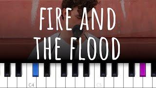 Fire and the Flood ~ Vance Joy (piano tutorial)