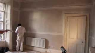 how to paint new plaster