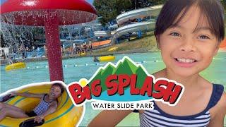 BIG SPLASH WATERPARK Fun Water-Slide Adventure | Vlog with Emma