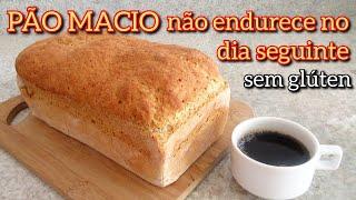 NOVIDADE! PÃO SEM GLÚTEN QUE NAO ENDURECE E CONTINUA MACIO POR MAIS TEMPO | FAÇA E VENDA
