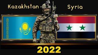 Казахстан VS Сирия Сравнение армий| Kazakhstan VS Syria  Army 2022 Military power comparison