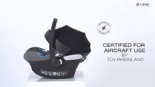 Cybex Aton M i-Size • установка автокресла