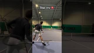 Slap city  Great forehands from @Supergass #tennis