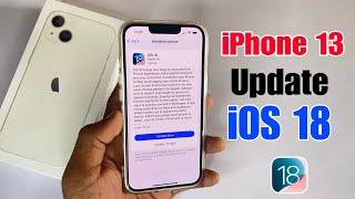 ios 18 update in iphone 13 | iphone 13 update kaise kare | iphone 13 update 18 | iPhone 13 update