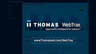 Thomas CEO Tony Uphoff Talks Thomas WebTrax®: Opportunity Intelligence for Industry