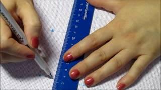 283 Как разметить канву быстро и легко