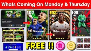 What Is Coming On Monday & Next Thursday In eFootball 2024 Mobile !! Epics & Big Time Free Coins 