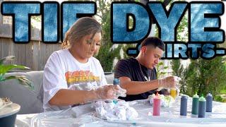 MAKING TIE DYE SHIRTS WITH JAAYSEECUUH !!