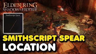 Elden Ring DLC - Smithscript Spear Location (Throwing Spear Weapon)