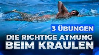 Die richtige Atmung beim Kraulen   3 Übungen