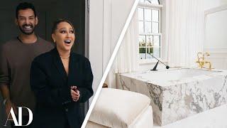 “This is Insane!” Adrienne Bailon’s Brilliant Bathroom Makeover | Architectural Digest