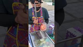 Cool Apple Cutting Trick | Thai Street Food #shorts