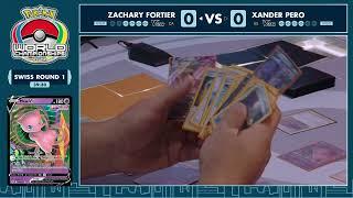 Xander Pero Vs Zachary Fortier | 2022 Pokémon World Championships TCG Swiss R1 Day 1