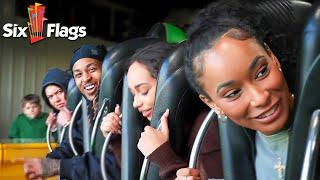 DDG & Jay Cinco Take 10 Baddies To Six Flags!