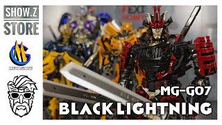 Metagate MG G07 Black Lightning Transformers Masterpiece TLK Drift