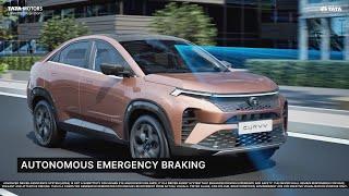 Autonomous Emergency Braking | Tata CURVV with ADAS