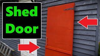 DIY Scrap Wood Shed Build Part 3 - Making the Shed Door