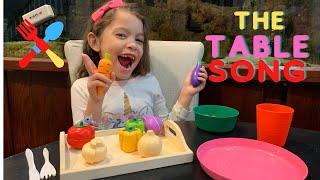 The Table Song for kids Sing Along Children Songs with Lyrics, Celine's toy Surprise Box