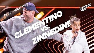 Zinnedine sfida Clementino in un freestyle | The Voice Kids Italy | Blind Auditions
