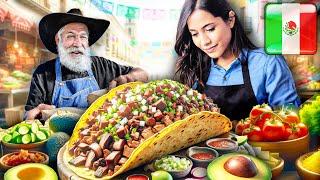 Unos de los Mejores TACOS de México  Carne Asada y Torta de Papa