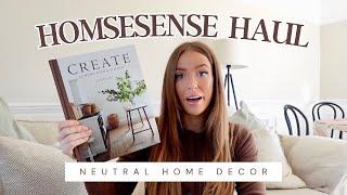 HUGE HOMESENSE HOMEWARE HAUL!!! Ornaments, styling books + more!!