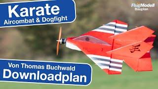 Karate – das aktuelle Downloadplanmodell von Thomas Buchwald aus FlugModell 6/23 – Bauplan kostenlos