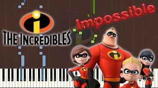 The Incredits (From the Incredibles)[Piano Tutorial] (Synthesia)