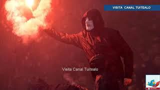 Caos en el estadio Volksparkstadion del Hamburgo por descenso de la Bundesliga Video