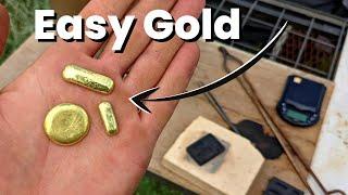 IT'S CRAZY NO ONE TALKS ABOUT THIS!  Easy Way to Melt Gold at Home!  Smelting