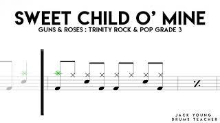 Sweet Child O Mine   Trinity Rock & Pop Drums Grade 3