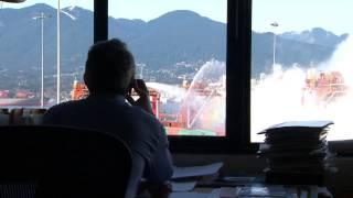 Port Metro Vancouver chemical fire