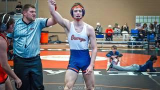 157 – Ethan Essick {G} of Oswego IL vs. Jacob Rasof {R} of Deerfield IL