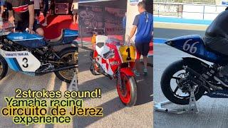 YZR 500 sound ! 2024 Yamaha racing experience event at circuito de Jerez