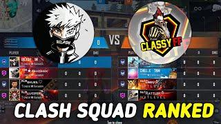 Road To Grandmaster Clash Squad Ranked || Bilash Gaming vs Classy Free Fire Epic Match!!!!