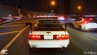 Gran Turismo 7 | Mazda RX-7 GT-X FC "Tuned 989hp - Tokyo Expressway East Clockwise [4K PS5Pro]